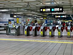 台北のMRTは分かりやすくて便利だった。