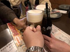 俺、運転おつかれの乾杯。

運転したあとのビールは美味しい・・・