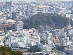 函館みたいに、市街地に少し高めの山があるので、天気も良くて景色が非常に良かった。