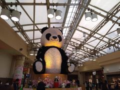 上野駅改札前のパンダ。

大人気でたくさんの人が記念写真を撮っていた。