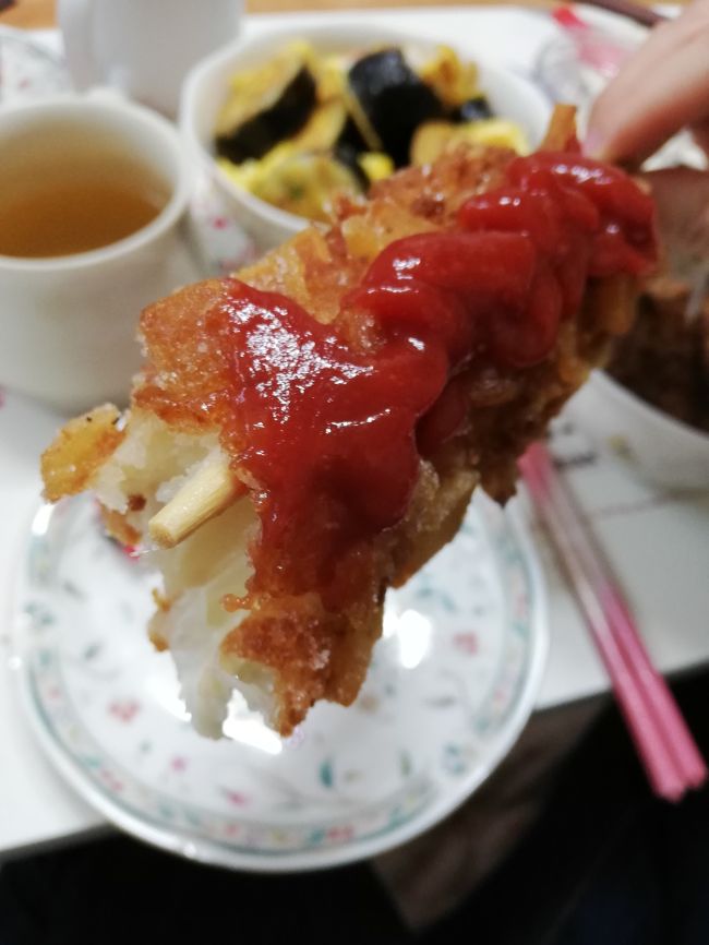 チーズが伸びてる写真撮りそこねた（みんなノーメイクだった為）けど、美味しかった～!これで250円は安いと思う。