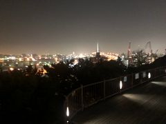 20:00 展望広場より福岡市街地の夜景を見物