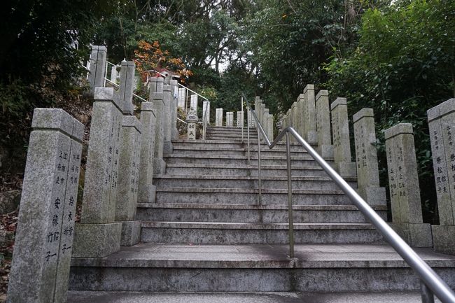 お金をかけた精巧なもの。大きさなものではありませんが、そこらの寺の石段とはわけが違います。