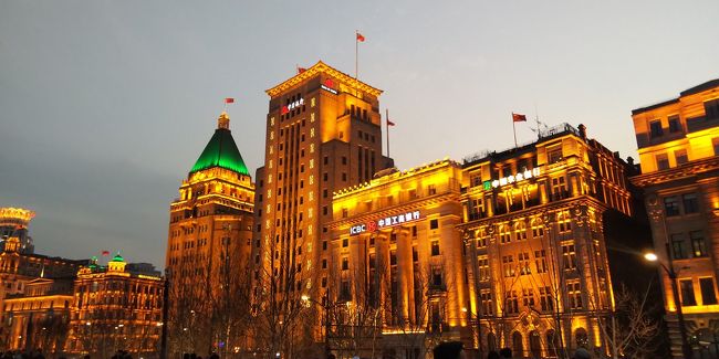 ４日目／５日間 外灘の夕景。