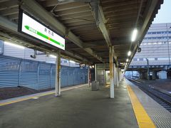 新青森駅の在来線ホーム。