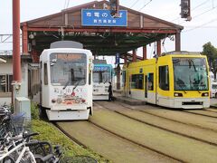 鹿児島駅前電停。