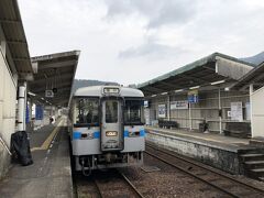 窪川駅に到着