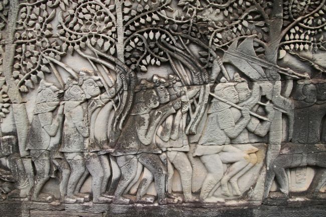 兵士のレリーフ