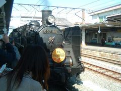 行き止まりホームが並ぶ終点会津若松駅に到着。
約4時間の長旅でした。
