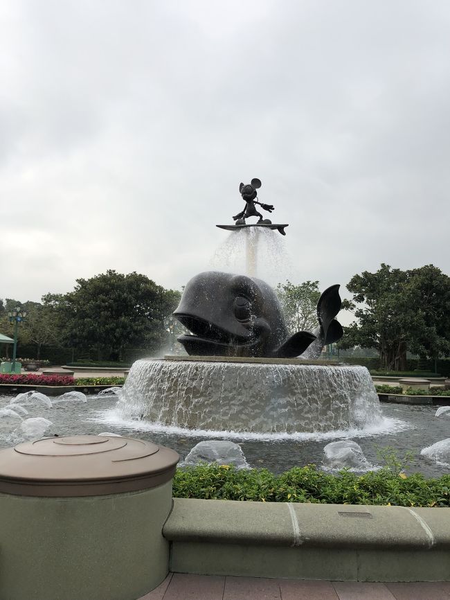 噴水もお出迎え