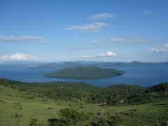 美幌峠から見た屈斜路湖。