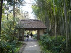 ２日目は、とらや工房へ。東山旧岸邸のとなりにあり、立派な門から敷地に入る。
テレビで紹介されて、とんでもない混みかたをしているらしい。駐車場にも整理のおじさんが配置されている。
