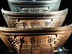 まっすぐ千光寺に向かわず、天寧寺三重塔に寄り道&#128694;
ライトアップされてます&#128161;