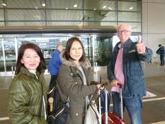 成田空港第二ターミナルバス乗り場にて