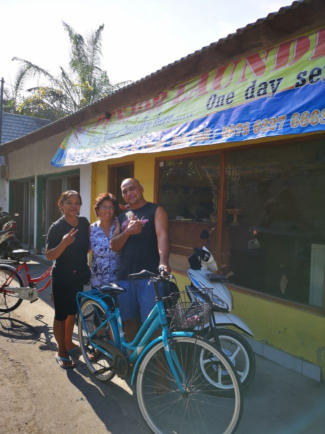 Gwには、ここはワルンもしくはRM（ルマーマカン）になってます。<br />貸自転車＆ランドリー　営業継続されているといいな。<br />確認してお知らせしますね。<br />