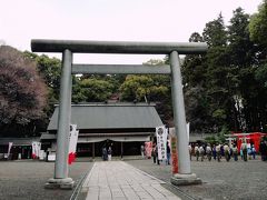 二社目は偕楽園のお隣りに鎮座する「常磐神社」
ご祭神は徳川光圀公（水戸黄門様）と徳川斉昭公（梅を愛し偕楽園を開く）


