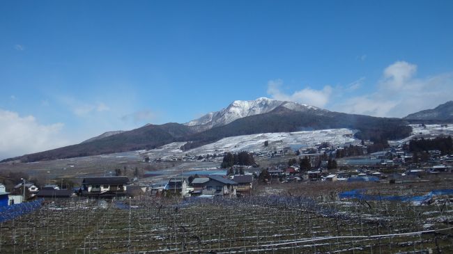 車窓最高だな、これ。<br /><br />快晴になりました。