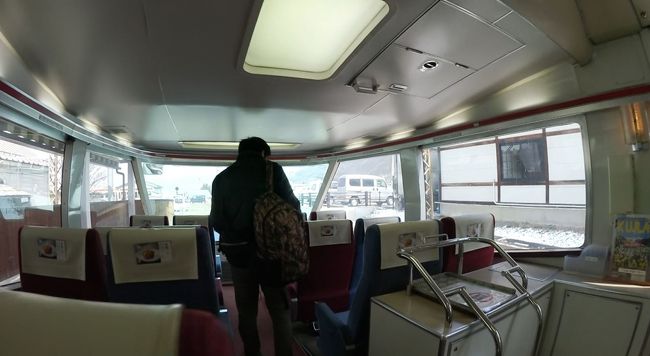 禁断の展望席ゲット。