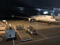 関空21:00発NZ97便でニュージーランド・オークランドに向けて出発！
春休みということもあり、小学生や中学生の団体も多く、飛行機はほぼ満席。