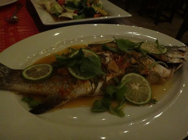 魚の酸っぱ辛いソースかけ