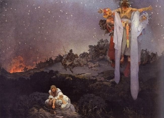 アルフォンス・ミュシャ、スラヴの収穫祭、希少な画集より ミュシャ幻の超大作を世界で初めて一堂に―国立新美術館