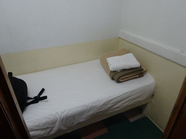 ニューヨークで一番安いホテルは一番狭い部屋でした。寝れなくはないけど・・・。