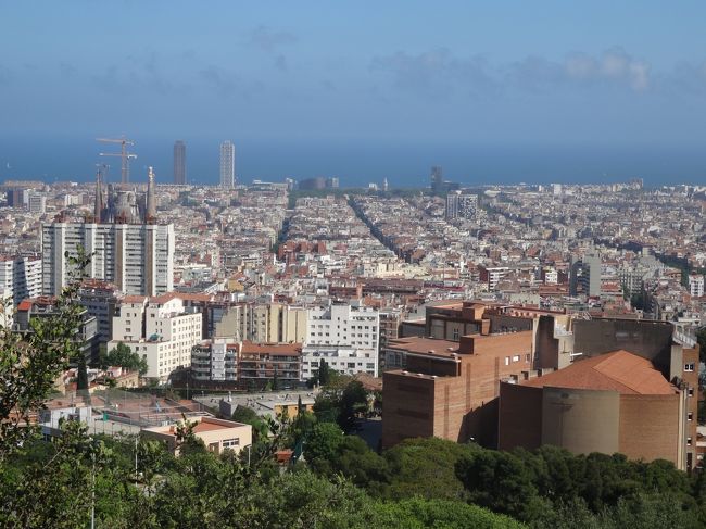 グエル公園からの景色。