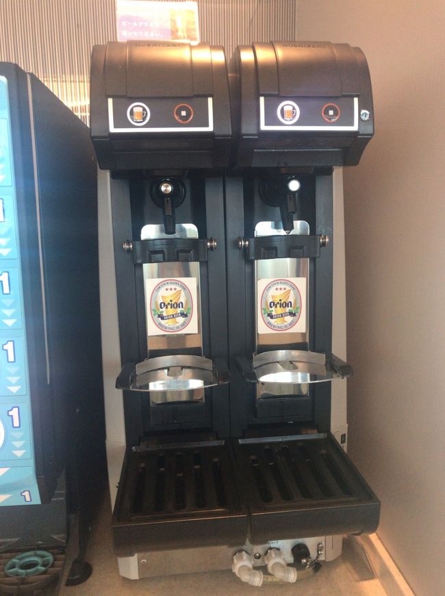 提供されているものはソフトドリンク、アルコール類、新聞、雑誌のみ<br />アルコールでは沖縄らしくオリオンビールがあります