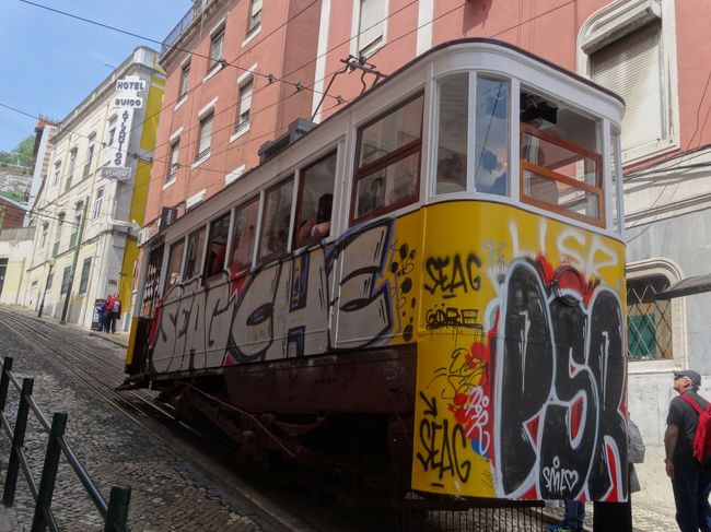 リスボンの路面電車。