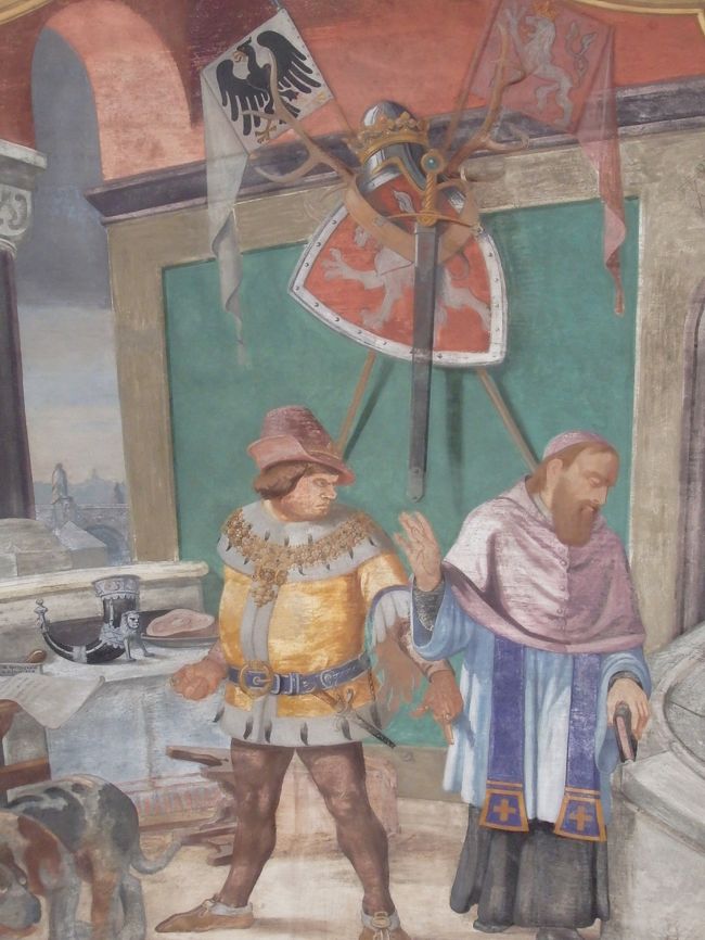 教会内のフレスコ画