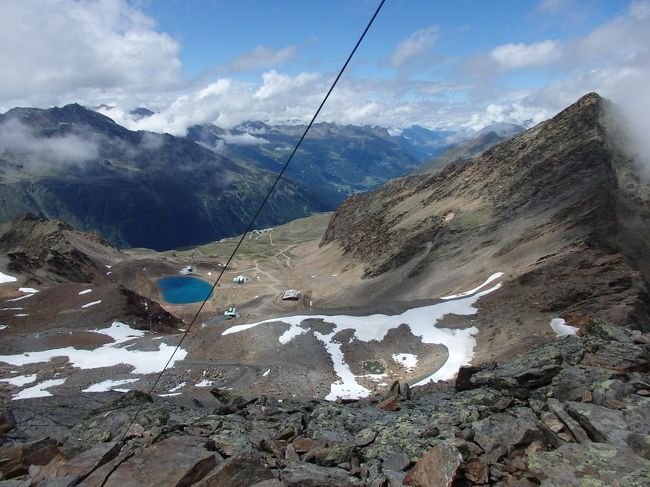 ヴルムコーゲル山頂の十字架からの眺め