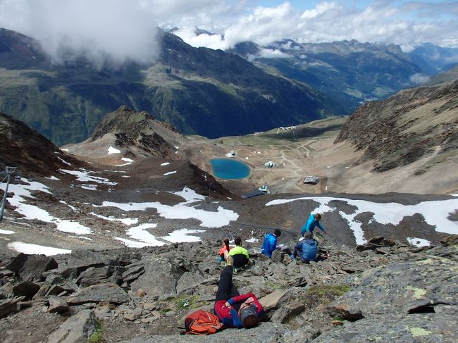 ヴルムコーゲル山頂から下る眺め