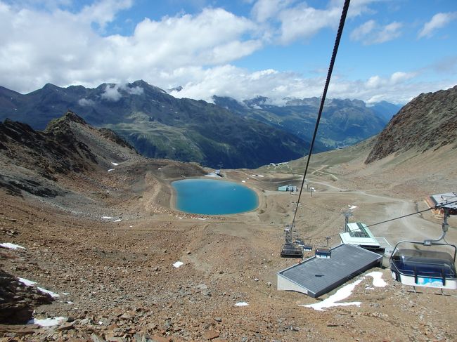 下りのチェアリフトからの眺め