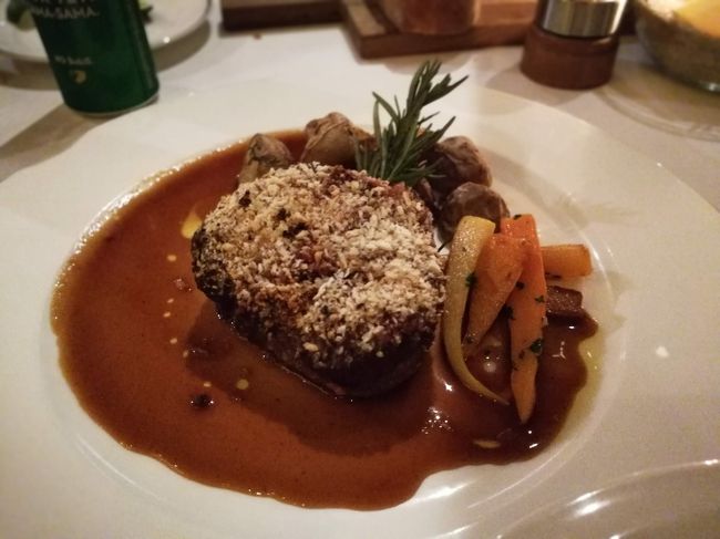 インターコンチネンタルバリリゾート<br />イタリアンレストラン　Bella Cucina<br />テンダーロインステーキ<br />