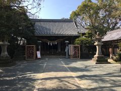 　日吉神社。柳川総鎮守として古くから信仰を集めた神社。
