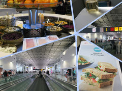 ブリュッセル空港のラウンジで軽く朝食。
搭乗時間になってもゲートが表示されす、
1時間遅れの離陸となりました。

機内は満席、特典マイルでも一応ビジネスクラスなのに
隣の席がブロックされていなくて驚きました。
機内サービスもLCCのように全て有料！
ビジネスクラス客は私一人だったようで、私は写真右下の
メニューから何でも注文してね、ということでした。
注文したのは表紙写真の5ユーロのサンドウィッチ。
シャンパンサービスが唯一ビジネスらしかった。




