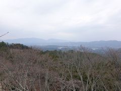 本道から右に折れた、急な坂道を登って、高城山展望台へ。

