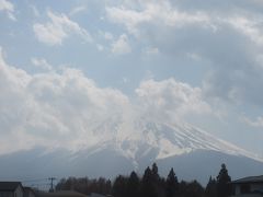 富士山駅からこんなに近くに富士山が見えました。