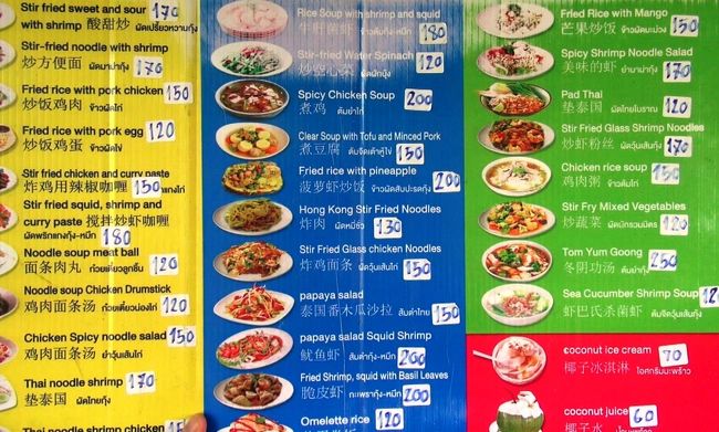 メニューはメチャ豊富だが、若干観光地価格。