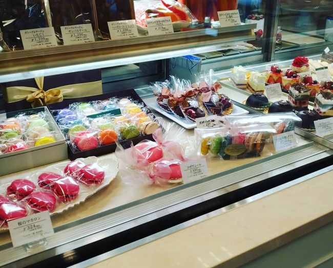食べ物情報も！<br />このスウィーツは、ペシェ ミニョンと言うケーキや焼き菓子のお店。写真は函館丸井さんの1Fのお店ですが、乃木町に素敵なお店があります。