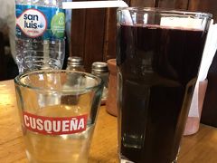 クスコ観光途中、「Pucara Restaurant」で昼食。こちらのチャチャモラーダも大きい！現地の人はどれだけ飲むんだろう。。
