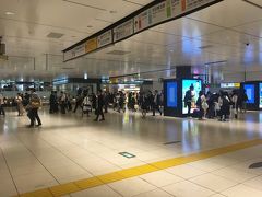 １５時半に会社を出て、１６時過ぎに東京駅到着。