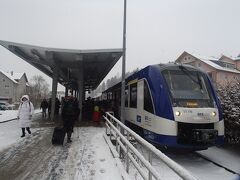 フュッセン駅に到着