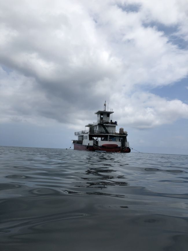 足ヒレがないから、船まで遠いいこと(￣▽￣)<br /><br />でも気持ち良かった(*ﾟ▽ﾟ)ﾉ