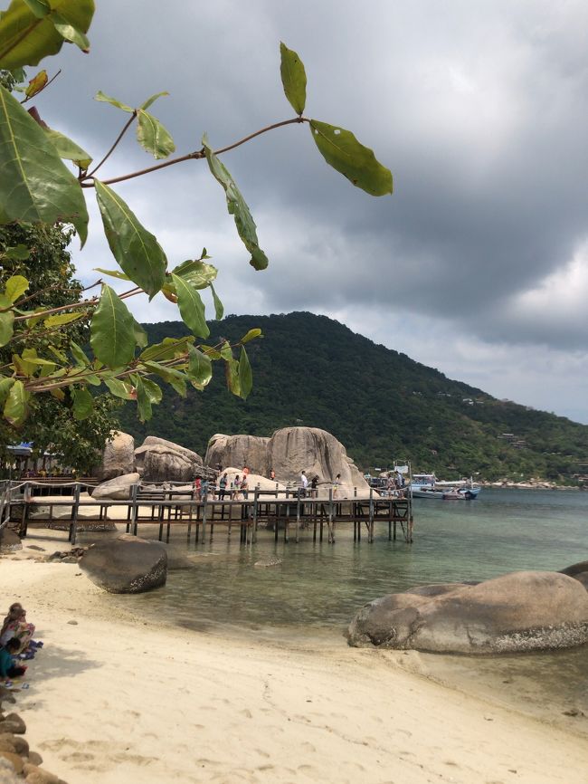 ちょっと浜辺の方に行ってみますか(^ ^)<br /><br />水が引いてる