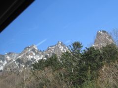 車窓より、層雲峡1。