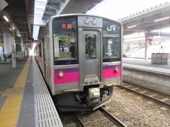 4月28日（日）
今日のモーテル目的地は弘前。五能線経由で向かうことにしました。
秋田駅9:46発の大館行きに乗りました。