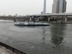 　東京都観光汽船のホタルナ号に乗船し、「浅草」から「日の出桟橋」まで移動します。