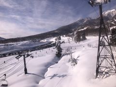 旅館に到着後ゴンドラで上ります。