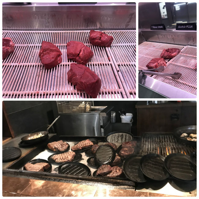 いろんな部位のお肉が並んでいて、好きなお肉を選んでオーダーするお店です。<br /><br />